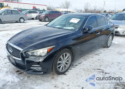 2015 Infiniti Q50 Premium from USA, damaged, VIN JN1BV7AR5FM419305